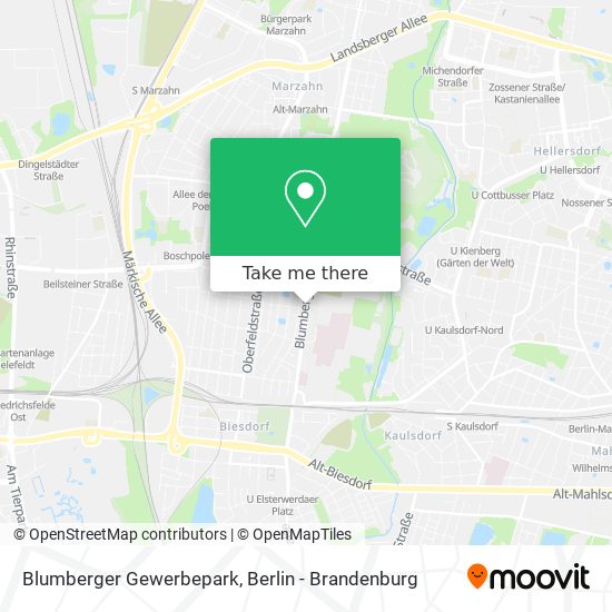 Blumberger Gewerbepark map