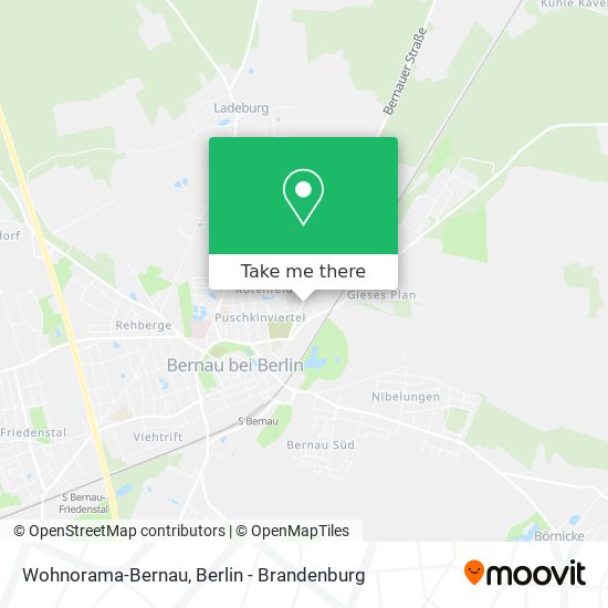 Wohnorama-Bernau map