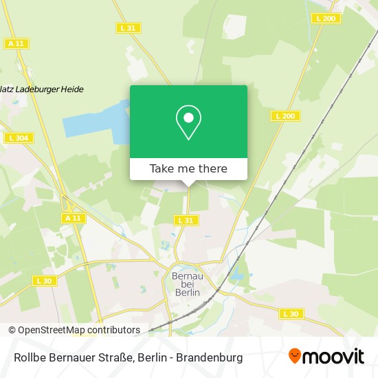 Rollbe Bernauer Straße map