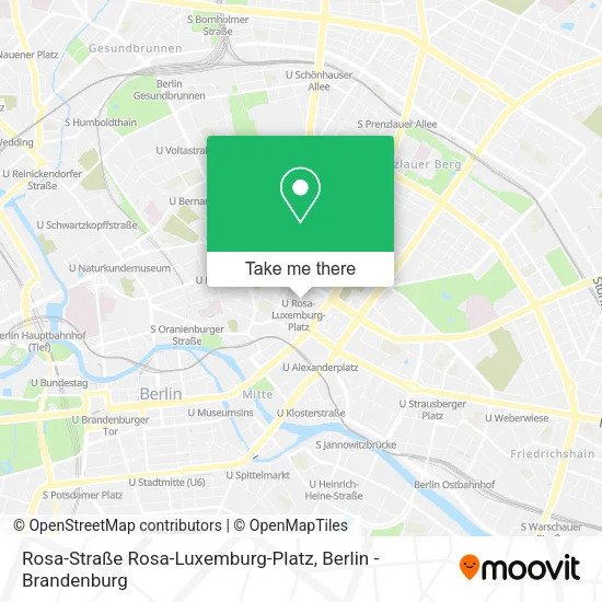 Карта Rosa-Straße Rosa-Luxemburg-Platz
