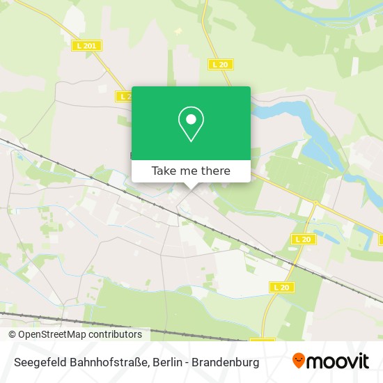Seegefeld Bahnhofstraße map
