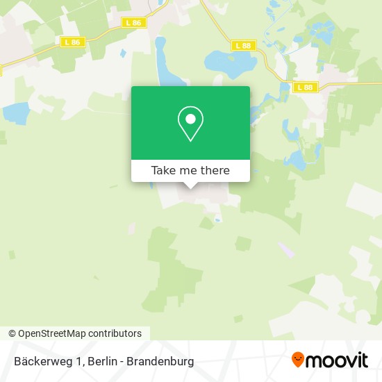 Bäckerweg 1 map