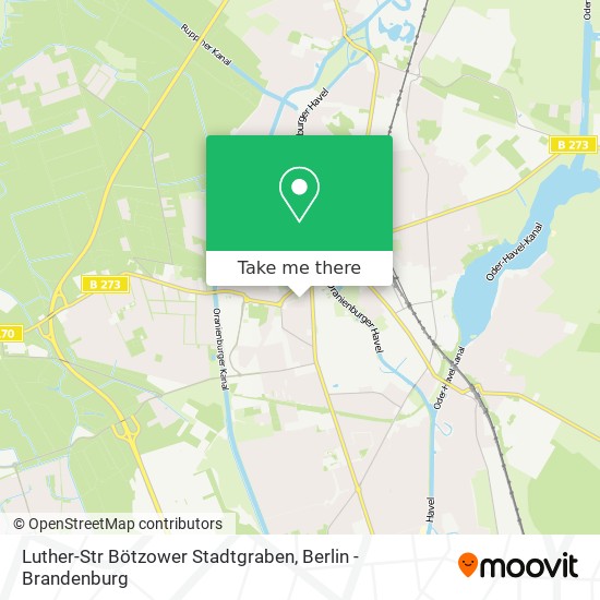 Luther-Str Bötzower Stadtgraben map