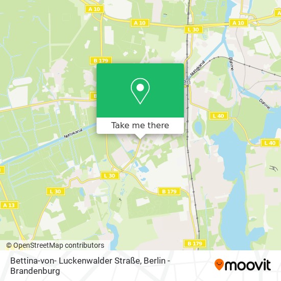 Bettina-von- Luckenwalder Straße map