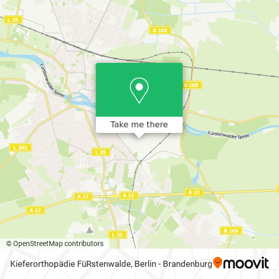 Kieferorthopädie FüRstenwalde map