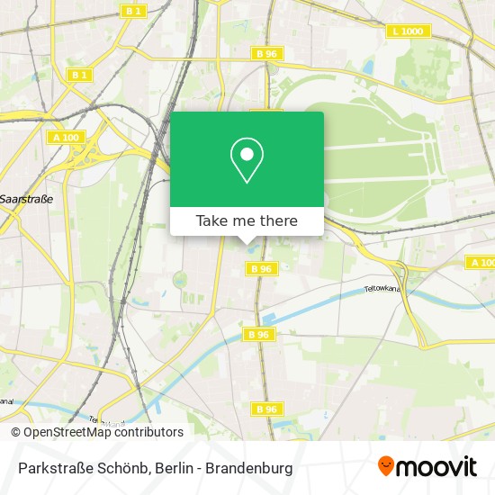 Parkstraße Schönb map