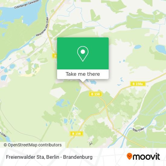 Карта Freienwalder Sta