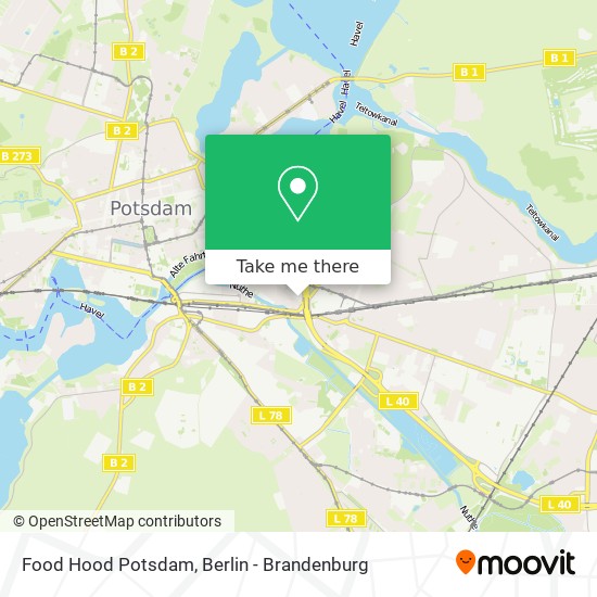 Food Hood Potsdam map