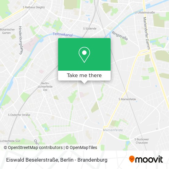 Карта Eiswald Beselerstraße
