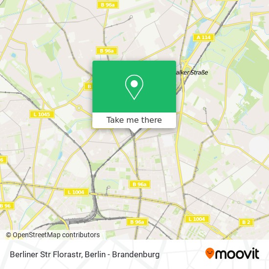 Карта Berliner Str Florastr
