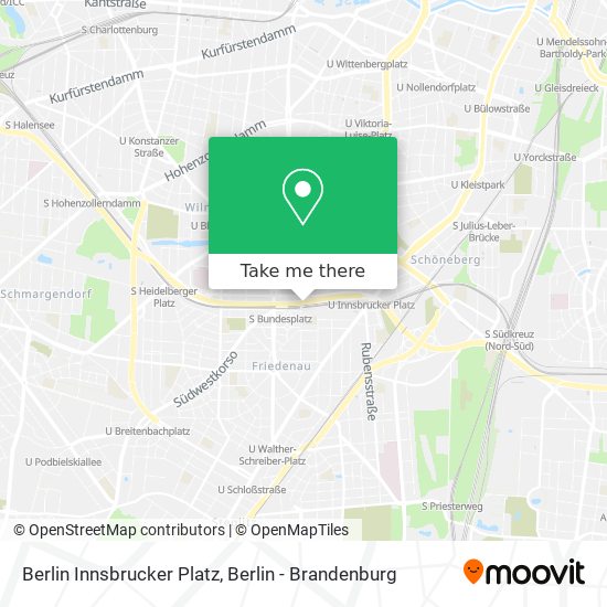 Berlin Innsbrucker Platz map