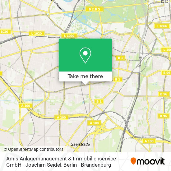 Amis Anlagemanagement & Immobilienservice GmbH - Joachim Seidel map