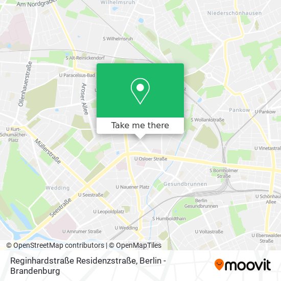 Reginhardstraße Residenzstraße map