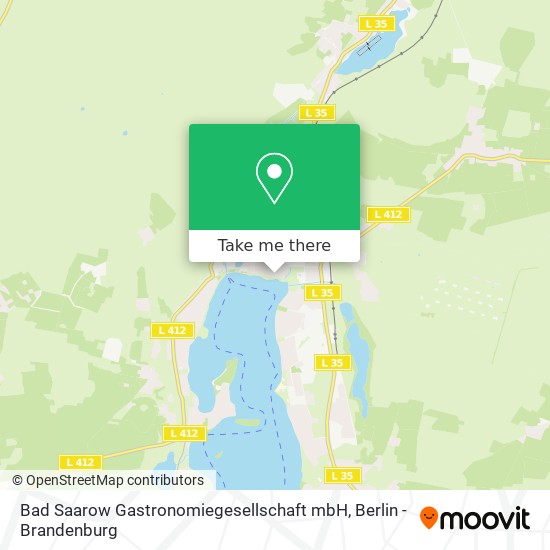 Bad Saarow Gastronomiegesellschaft mbH map
