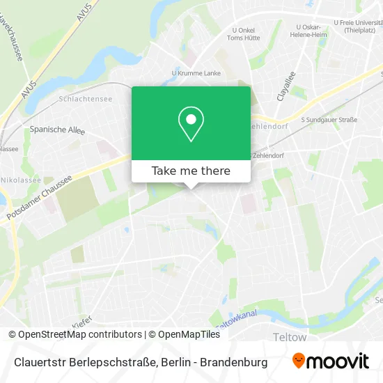 Карта Clauertstr Berlepschstraße