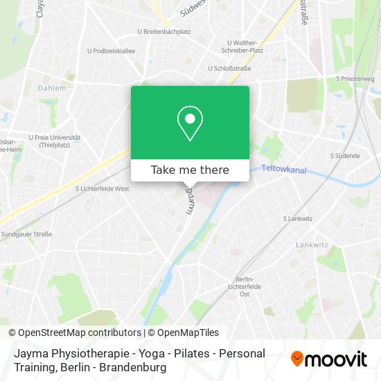 Jayma Physiotherapie - Yoga - Pilates - Personal Training map