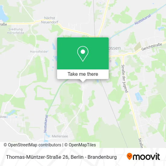 Карта Thomas-Müntzer-Straße 26