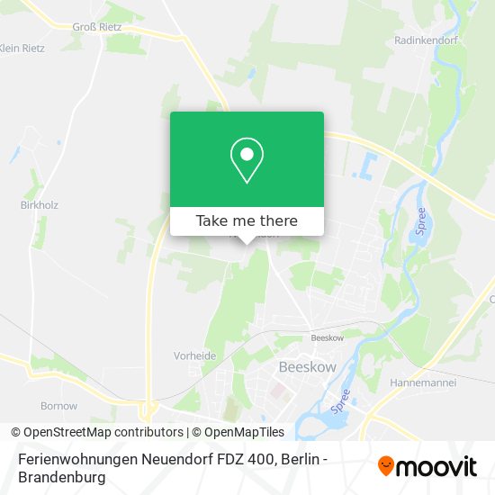 Карта Ferienwohnungen Neuendorf FDZ 400