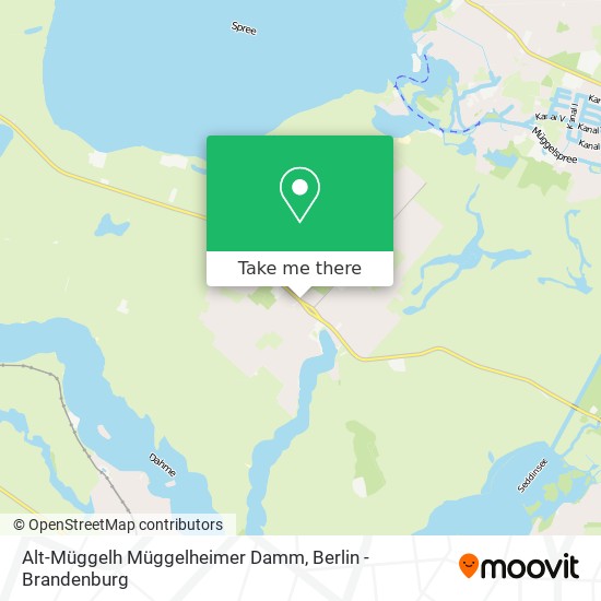 Alt-Müggelh Müggelheimer Damm map