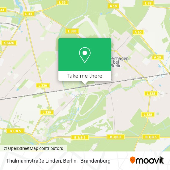 Thälmannstraße Linden map