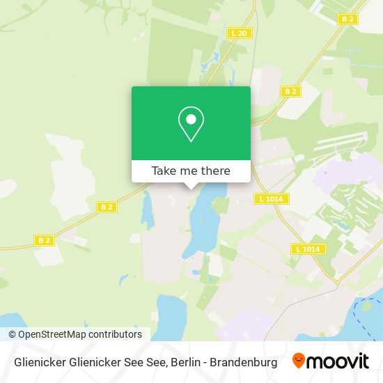 Карта Glienicker Glienicker See See