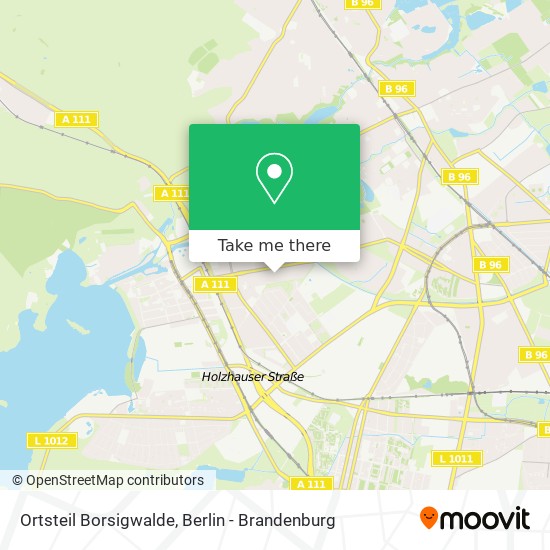 Карта Ortsteil Borsigwalde
