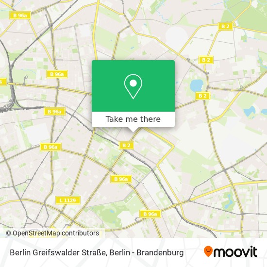 Berlin Greifswalder Straße map