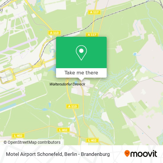 Карта Motel Airport Schonefeld