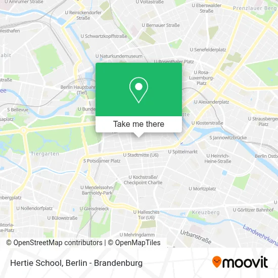 Hertie School map