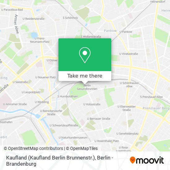Kaufland (Kaufland Berlin Brunnenstr.) map