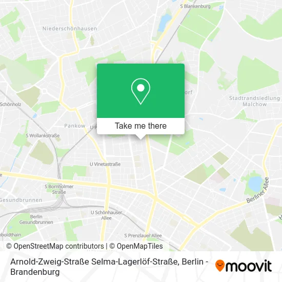 Карта Arnold-Zweig-Straße Selma-Lagerlöf-Straße