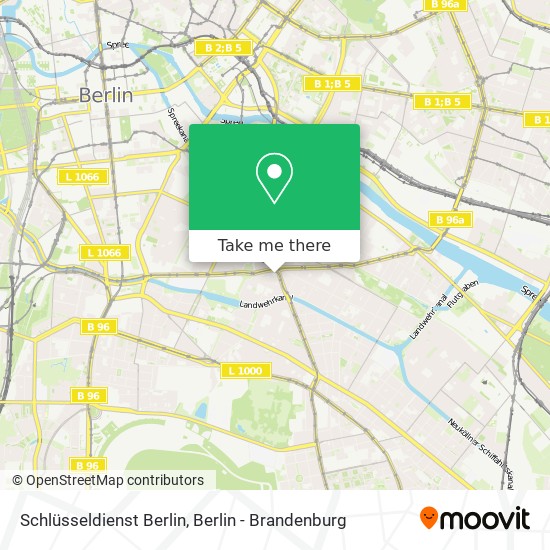 Schlüsseldienst Berlin map