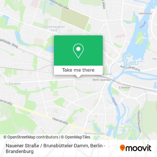 Карта Nauener Straße / Brunsbütteler Damm