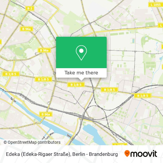 Карта Edeka (Edeka-Rigaer Straße)