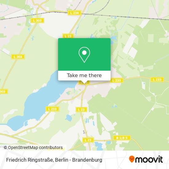 Friedrich Ringstraße map