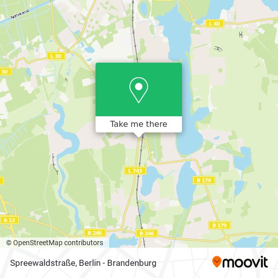 Spreewaldstraße map