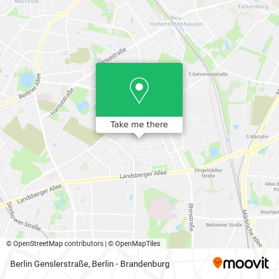 Berlin Genslerstraße map