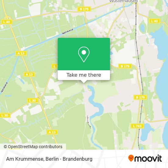 Am Krummense map