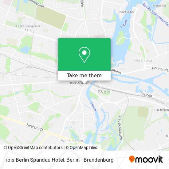 Карта ibis Berlin Spandau Hotel