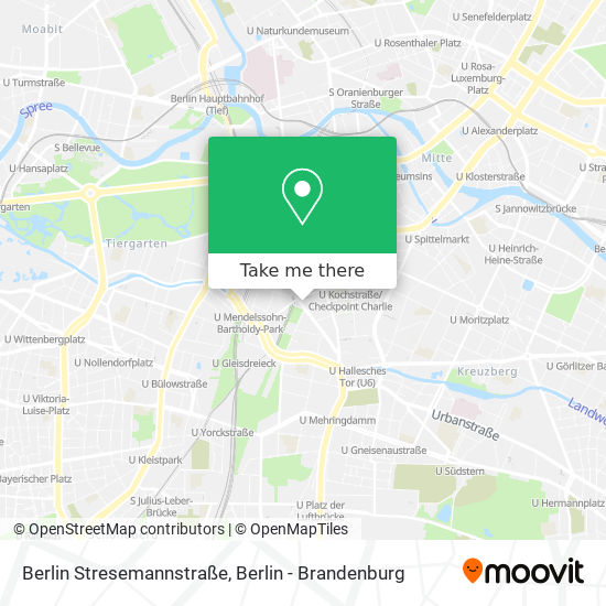 Berlin Stresemannstraße map