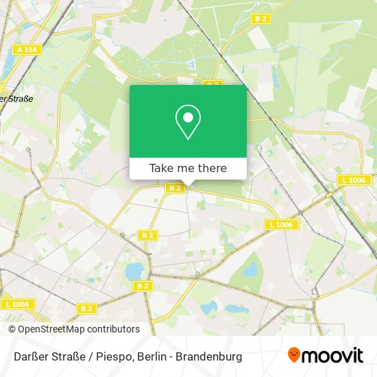 Карта Darßer Straße / Piespo
