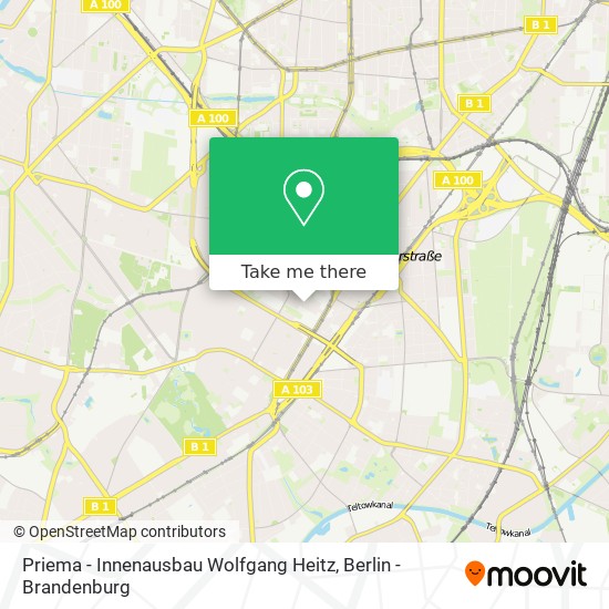 Карта Priema - Innenausbau Wolfgang Heitz