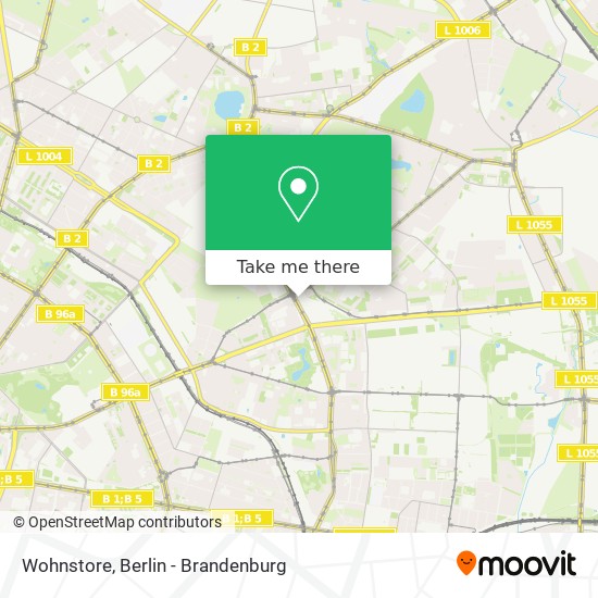 Wohnstore map