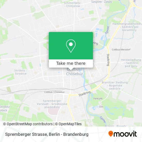 Карта Spremberger Strasse