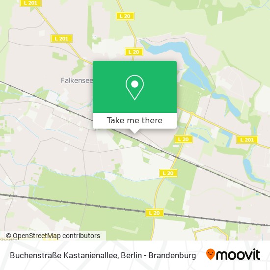 Buchenstraße Kastanienallee map