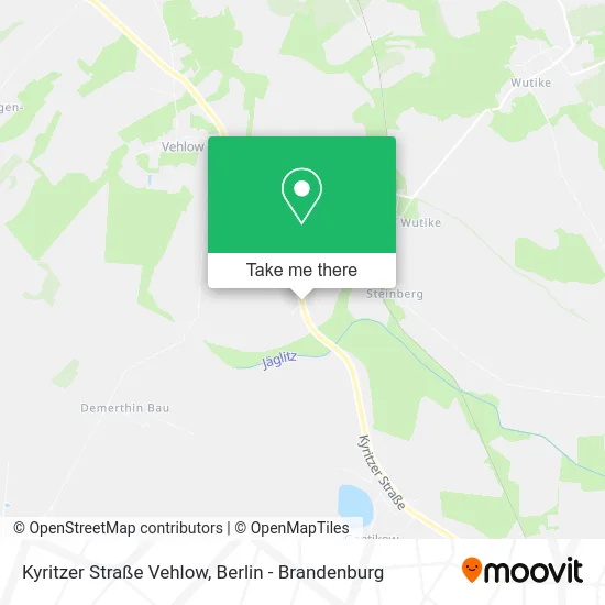 Карта Kyritzer Straße Vehlow