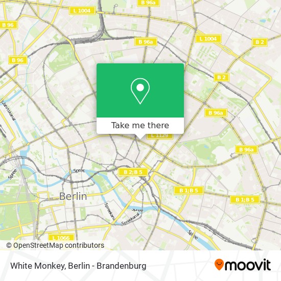 White Monkey map