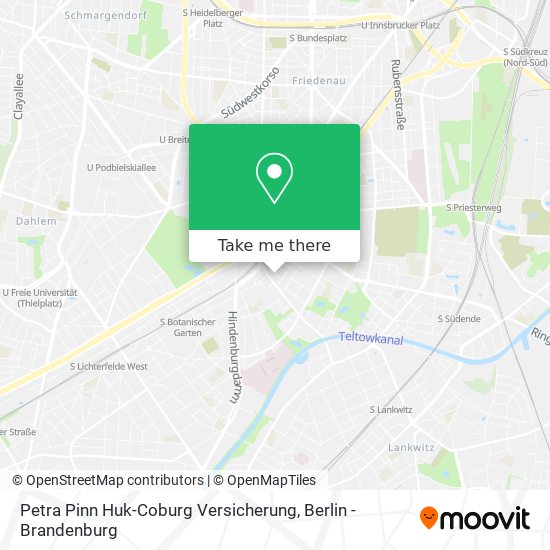 Petra Pinn Huk-Coburg Versicherung map