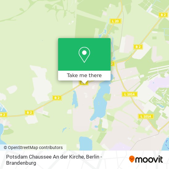 Potsdam Chaussee An der Kirche map
