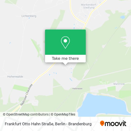 Frankfurt Otto Hahn Straße map